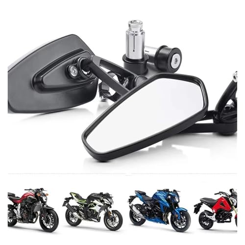 Rétroviseurs Moto Universels 7/8 Guidon Pliables Ajustables - 6