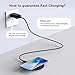 LETSCOM Wireless Charger, Qi-Certified 15W Max Fast Wireless Charging Pad, Compatible with iPhone 12/12 Pro/12 Pro Max/SE 2020/11 Pro Max, Galaxy Note 10/Note 10+/S10/S10+/S10E (No AC Adapter)
