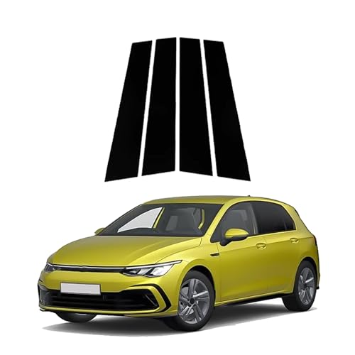 Garnitures de montants Golf 8 noir brillant pour une finition extérieure premium