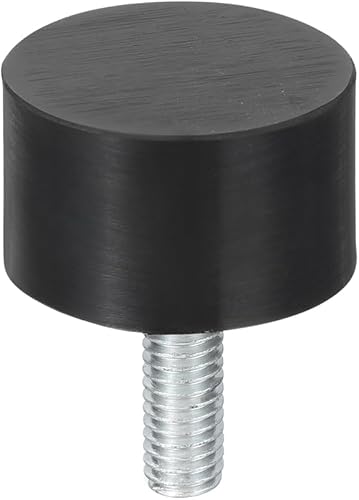Miniatura 8 de uxcell Soportes de goma de rosca M8,Aisladores de vibración,Amortiguador cilíndrico con espárragos 0.984 x 0.591 in