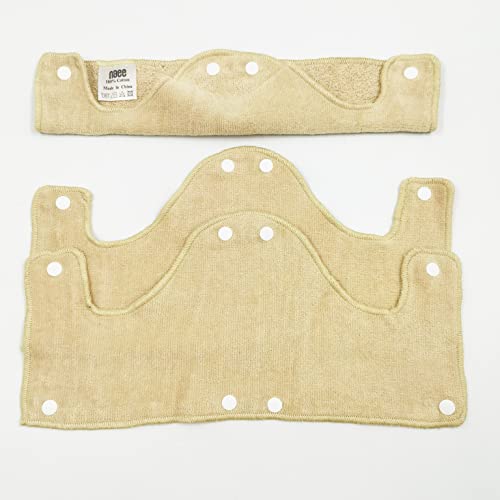 Big Beige Hard Hat Sweatband,Reusable Washable Terry Cotton Hard Hat Liner Snap On, 6 Pcs Per Pack #TOP5