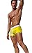 TONLEN Mens Swimwear Short Swim Trunks with Zipper Pockets Yellow 2 M