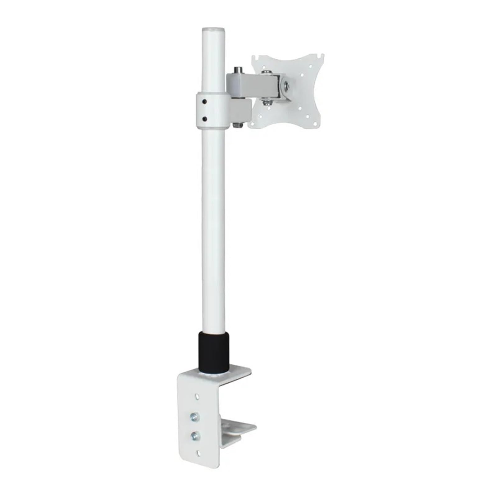 Supporto for monitor singolo LCD LED completamente regolabile da 14-27 pollici, supporto da scrivania for TV VESA 100x100, bianco XL19(14-27inch XL09-600)