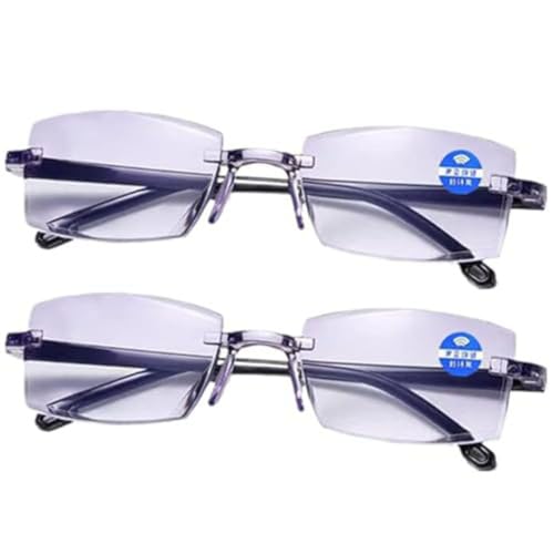 LONGTO Brille Brille Die Sich Automatisch Der Sehstärke Anpasst Autofokus rille Mit Selbsteinstellung Intelligente Zoom-Brillen Mit Blaulichtschutz Adaptive Flüssigkristall Fokus rille (2pcs)