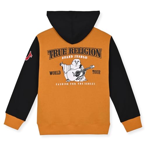True Religion Boys Sweatshirts and Sweatpants for Kids 2 Piece Clothing Set Fleece Hoodie and Jogger Pants3