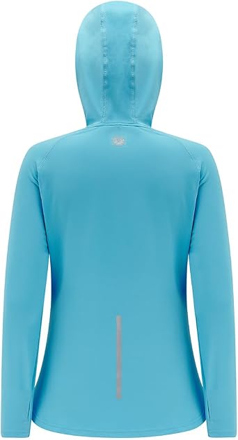 Time To Run Femmes Thermique Courir Capuche Capuche Veste