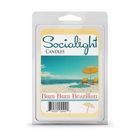 Socialight Candles - Bum Bum Brazilian Scented Wax Melts Cover