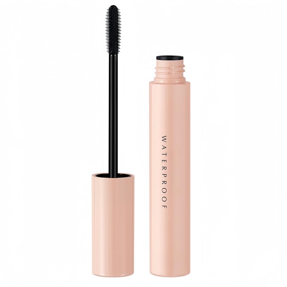 Waterproof Mascara with Precision Brush, No Flaking, No Clumping, Volume and Length, Long Lasting, Smudge Proof, Black