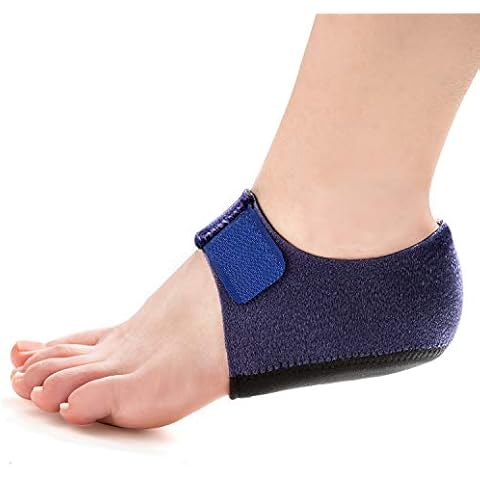 Welnove 2PCS Heel Protectors, Heel Sleeves Pads, Heel Pads Cushion, Heel Support for Relieving Heel Pain from Plantar Fasciitis - Heel Spur -Tendinitis- Cracked Heels Cover