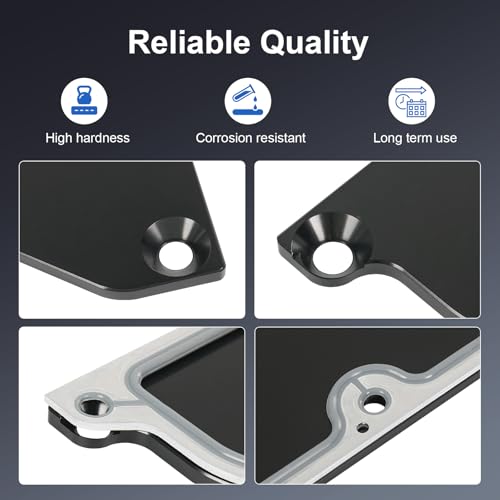 Image of LS Gen 3 Valley Pan Cover Plate Low Profile with Gasket and Seals Compatible with LSX LS1 LM7 LR4 LQ4 LS6 L59 LQ9 LM4 L33 (Black)