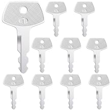 10Pcs S450 150979A1 Ignition Key, Heavy Equipment Keys fit Case Linkbelt JCB Sumitomo Excavator