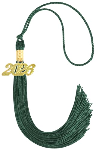 Image of 2026 Tassel Graduation,Green Tassel 2026 for Grad Cap and Graduation Ceremony Accessory Decoration