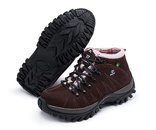 Tênis Coturno Feminino Marrom/Rosa Adventure Bergally (34, Marrom)
