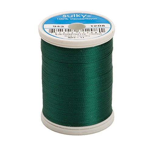 Hilo Rayon Sulky 850 yd verde Mallard miniatura 1