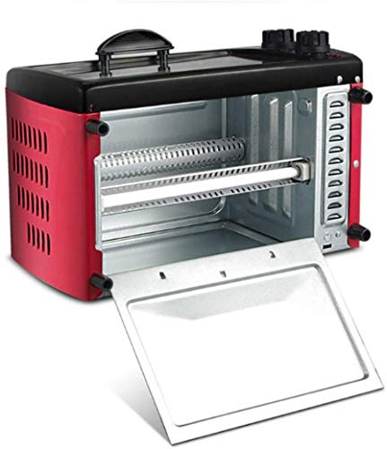 Countertop Convection Oven Mini Toaster 12L 3 Level 750W Cake Chicken Wings Maker Pizza Bread Cooker Steak Egg Fryer