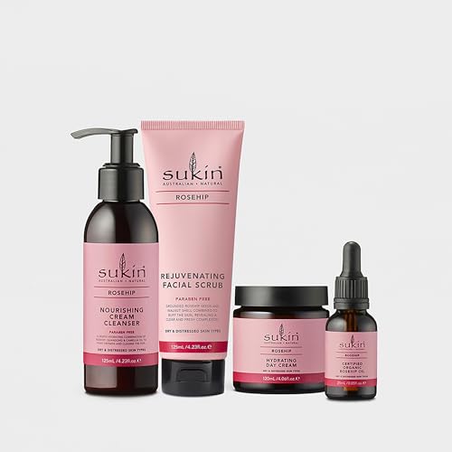 Sukin Rosehip Rejuvenating Facial Scrub, 125 ml - Image 3