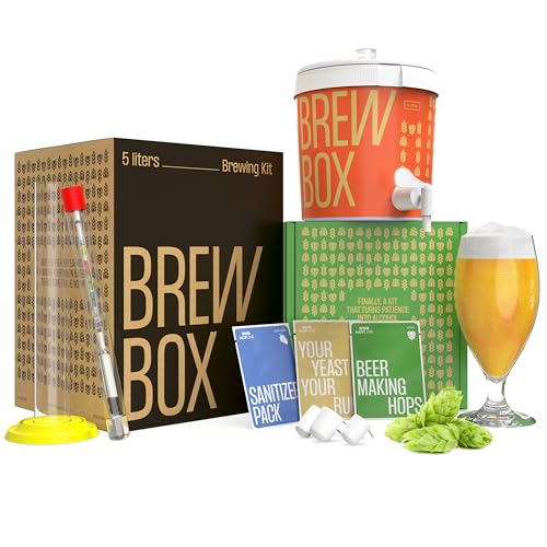 Hopline Kit para elaborar Cerveza Lager - 5 litros - Elabora tu Propia Cerveza en casa - Regalo Ideal para Hombres, Padres o Amigos - Cerveza Artesanal - Regalo de cumpleaños Original Hopline Kit para elaborar Cerveza Lager - 5 litros - Elabora tu Propia Cerveza en casa - Regalo Ideal para Hombres, Padres o Amigos - Cerveza Artesanal - Regalo de cumpleaños Original