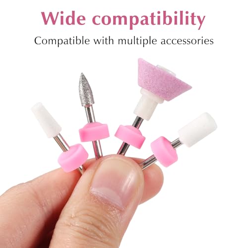 10 piezas tapas protectoras para taladro de uñas miniatura 6