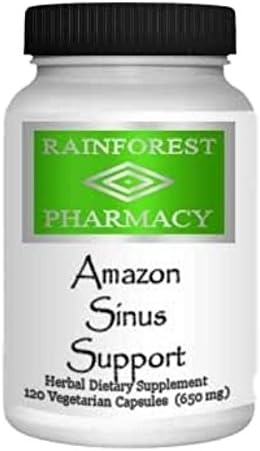 Amazon Sinus Support 120 Vegetarian Capsules 650 mg
