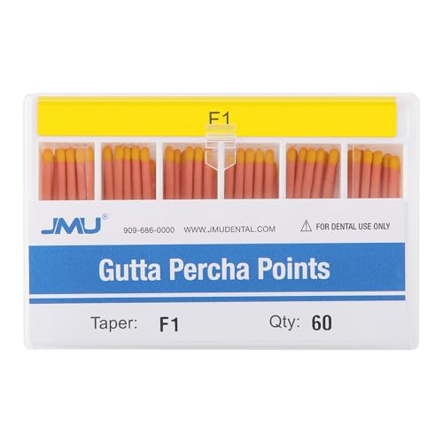 JMU Gutta Percha Points, #F1, 60pcs/Pack