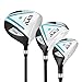 KVV Premium Right Hand Golf Club Set 11-Piece Set for Women, Including Driver, Fairway, Hybrid, 5#-P# Irons, Putter Steel Shaft Regular Flex Golf Clubs, Without Golf Bag