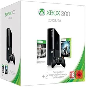 Console Xbox 360 250 Go + Halo 4 + Tomb Raider