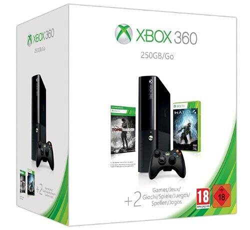 Console Xbox 360 250 Go + Halo 4 + Tomb Raider