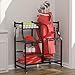 Ultrawall Golf Storage Organizer, Golf Bag Storage Stand for Garage, Golf Equipment Rack with Wheels Fits 1 Golf Bags and Golf Equipment Accessories