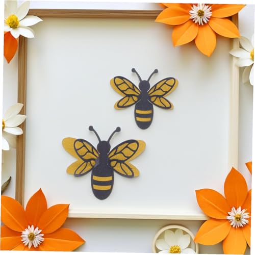 Sewroro Set de Vinilos Decorativos 3D Abeja 12 piezas miniatura 5