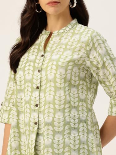 Image of Printed Mandarin Shirt - Casual & Chic (S-3XL)