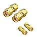 Nisaea SMA Kit Antenna Cable Connector SMA Male to Male SMA Female to Female RF Coax Adapter Pack of 4