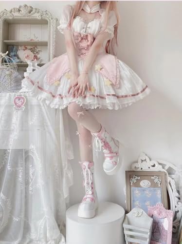 Y2K PU Leather Goth Punk Platform Boots with Chain Straps and Wedge Sole for Women Lace Up and Zipper Combat Ankle Booties for Streetwear and Festivals2