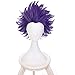 Boku No Hero Academia Shinsou Hitoshi Shinso Cosplay parrucca My Hero Academia breve capelli sintetici viola Peluca Anime Costume Parrucche