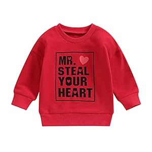 JLKGICF Toddler Baby Girl Boy Christmas Outfit Funny Letter Crewneck Long Sleeve Sweatshirt Pullover Fall Winter Clothes