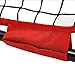 7x7 Feet Baseball Softball Hitting Pitching Net, Indoor Outdoor Softball Pitching Net with Carry Bag, Baseball Backstop Practice Net for Pitching Batting Catching for All Skill Levels (Red)