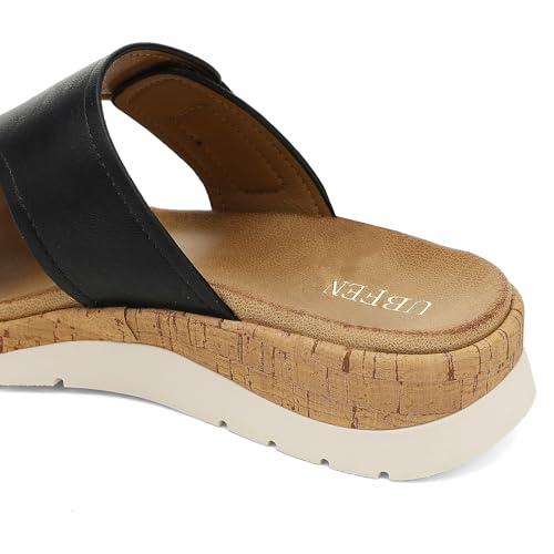 Image of UBFEN Womens Platform Sandals with Orthopedic Arch Support