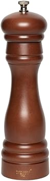 Fletchers' Mill Federal Pepper Mill, Walnut Stain - 8 Inch, Adjustable Coarseness Fine to Coarse, MADE IN U.S.A.