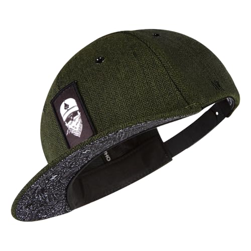 Nebelkind Snapback-Cap-Herren Damen Bandana Oliv-grün, Einheitsgröße...