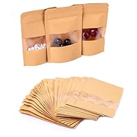 Sacs à épices | FVCENT 100 Pièces Sacs Zip-lock En Papier