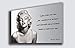 Quadro moderno MARILYN MONROE - STAMPA SU TELA Quadri Moderni Arte Cucina Soggiorno Camera da letto Design Arredo Arredamento Casa Citazioni Frasi Famose printerland.it (30x50 cm)