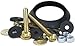 Kissler & Company Inc. 68-7246 Universal Fit Tank to Bowl Kit, Solid Brass