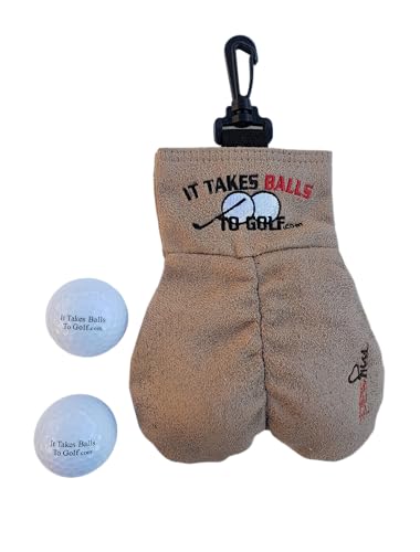 MY SACK Premium Golf Ball Storage Bag - Funny Golf Accessory Organizer for Men, Perfect Humorous Golf Gifts with Ultra-Suede Material and Reinforced Stitching, Includes 2 Golf Balls