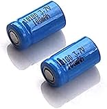 RIGD Aa Rechargeable Battery2PCS Compatible 3.7V 10180 Lithium Ion Li-ion Cell Baterias Pilas 100MAH for Led Flashlight Digital Device