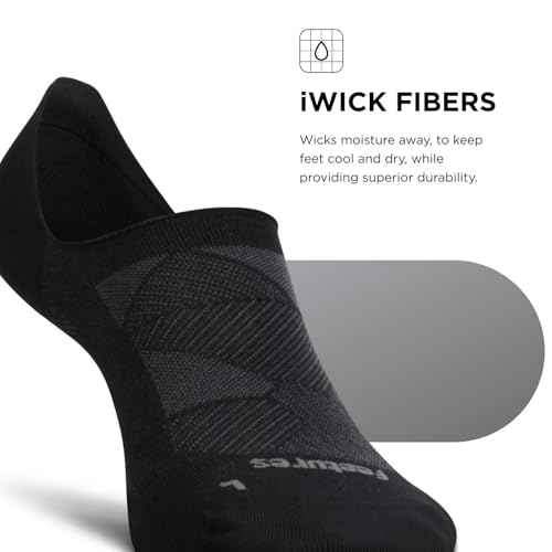 Image of Feetures Elite Ultra Light Invisible Socks - Anti-Slip Sport Sock Liner with Targeted Compression