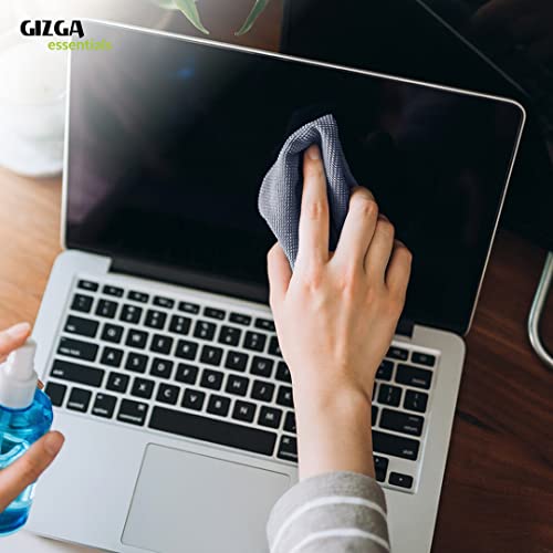 Image of Gizga Essentials Microfiber Cloth, 340 GSM, High Absorbent Automotive Microfibre Towels for Car Bike Cleaning Polishing Washing, Multipurpose Cloth for Laptop, Mobile Screen, Kitchen Cloth, 3 Unit