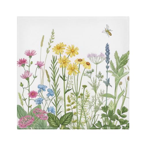 Servilletas de Tela Qilmy Wildflower 4 uds 20x20 pulg miniatura 1