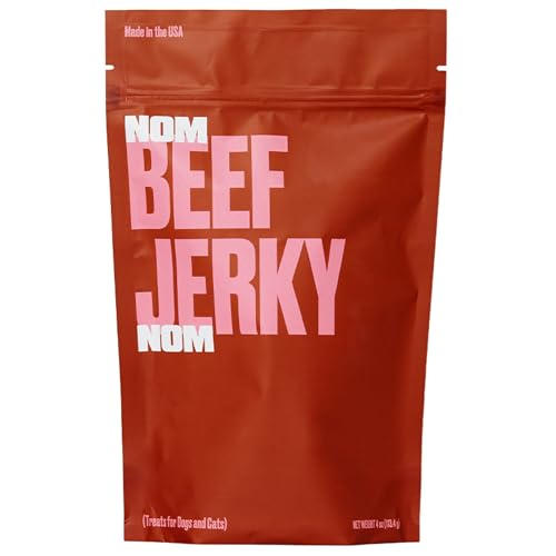 Nom Nom Beef Jerky Treats - All-Natural Dog Snacks for Training, ...