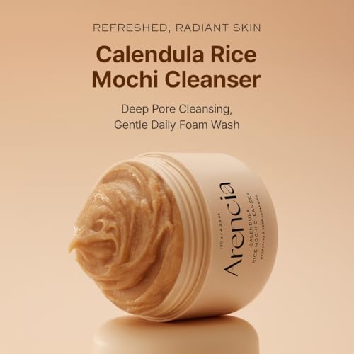 Image of Arencia Calendula Rice Mochi Fresh Cleanser - Moisturizing & Deep-Cleansing (1.76oz)