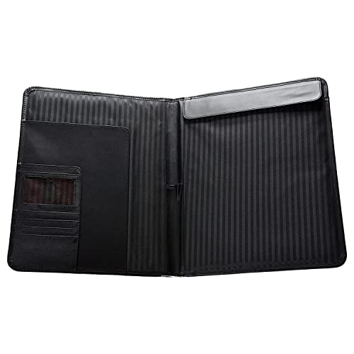 Case-It Business Meeting Padfolio | Professional Portfolio With Letter Size Writing Pad, Black (Pad-20) #TOP4