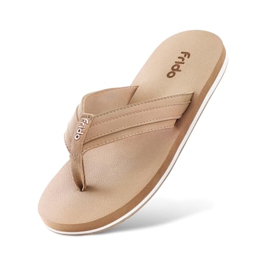 Image of Frido Cloud Comfort Slippers for Women & Men | Available in 2 Options- Arch Support & Without Arch |Orthopedic Soft Home Chappal Unisex Slipper, House Slipper with Anti-Skid Sole for Home Use & Casual